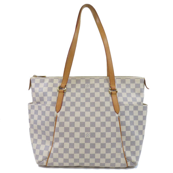 Louis Vuitton Totally MM Damier Azur Tote Bag Damier Canvas - Picture 1 of 8